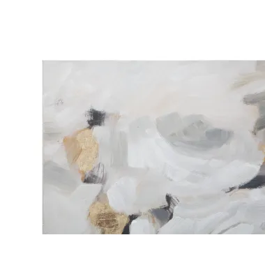 OBRAZ NA PŁÓTNIE Biały Kwiat -B- 90x3,7x90 cm